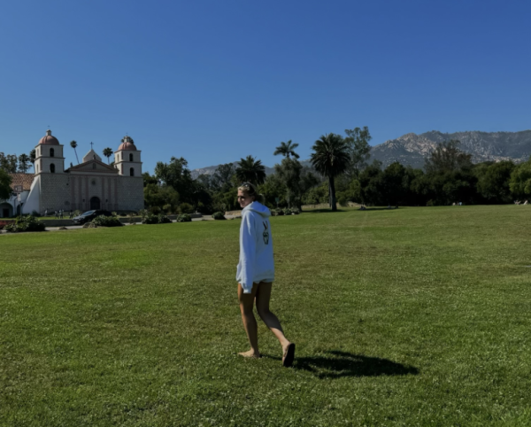 Enjoying the warm embrace of mid-July in Santa Barbara, where 85 degrees and sunny skies create the perfect backdrop for a mood boost.